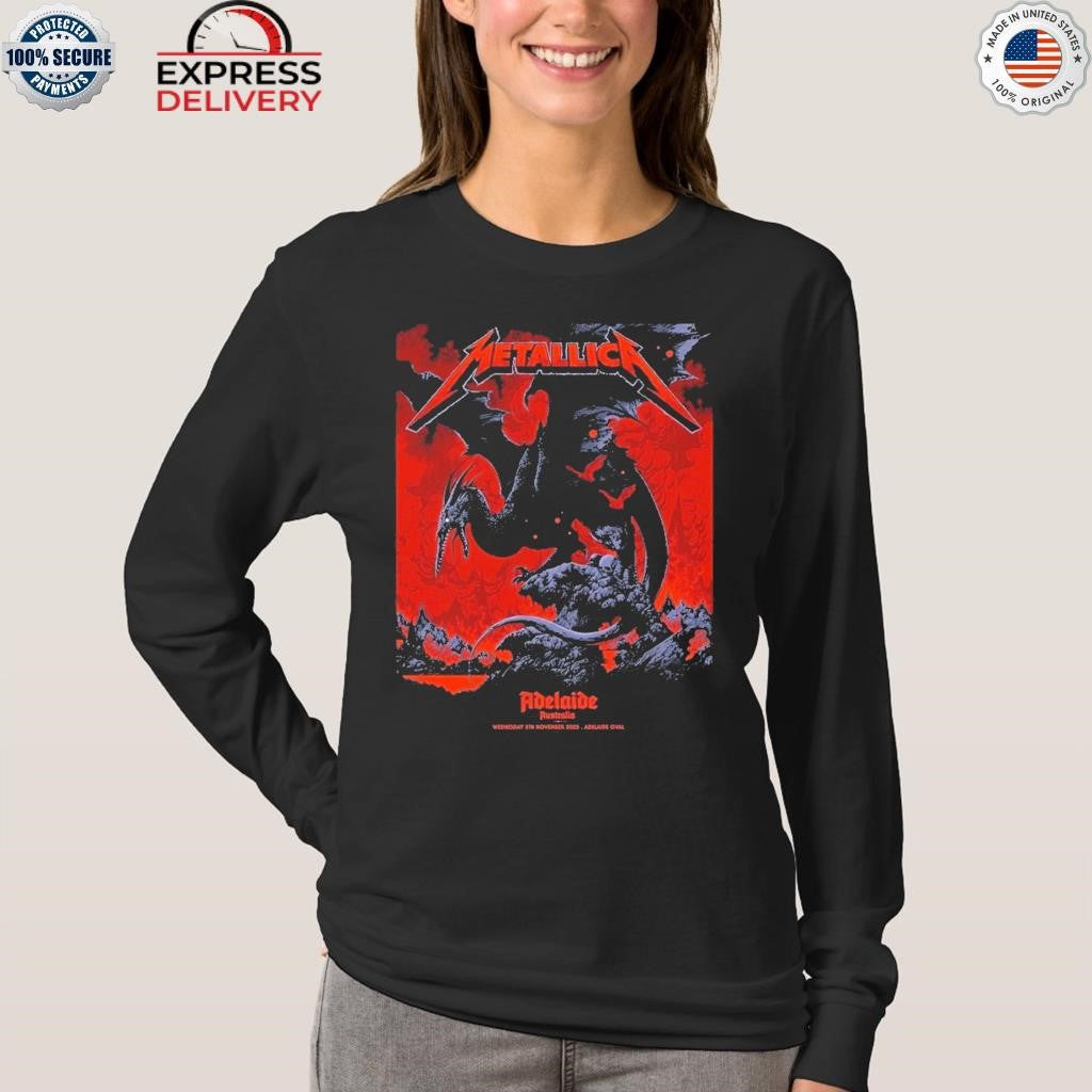 Metallica M72 Adelaide Australia Pop Up By Ken Taylor At Adelaide Oval On November 5 2025 Shirt