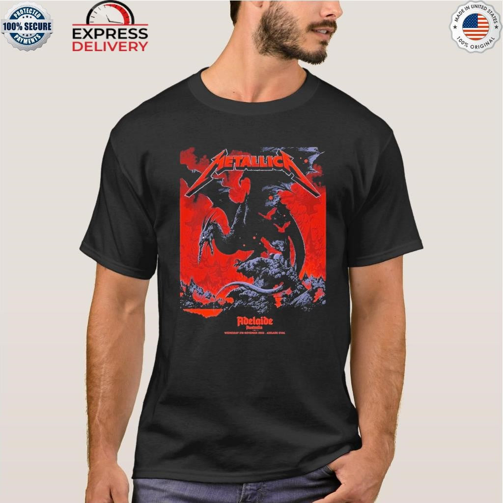Metallica M72 Adelaide Australia Pop Up By Ken Taylor At Adelaide Oval On November 5 2025 Shirt