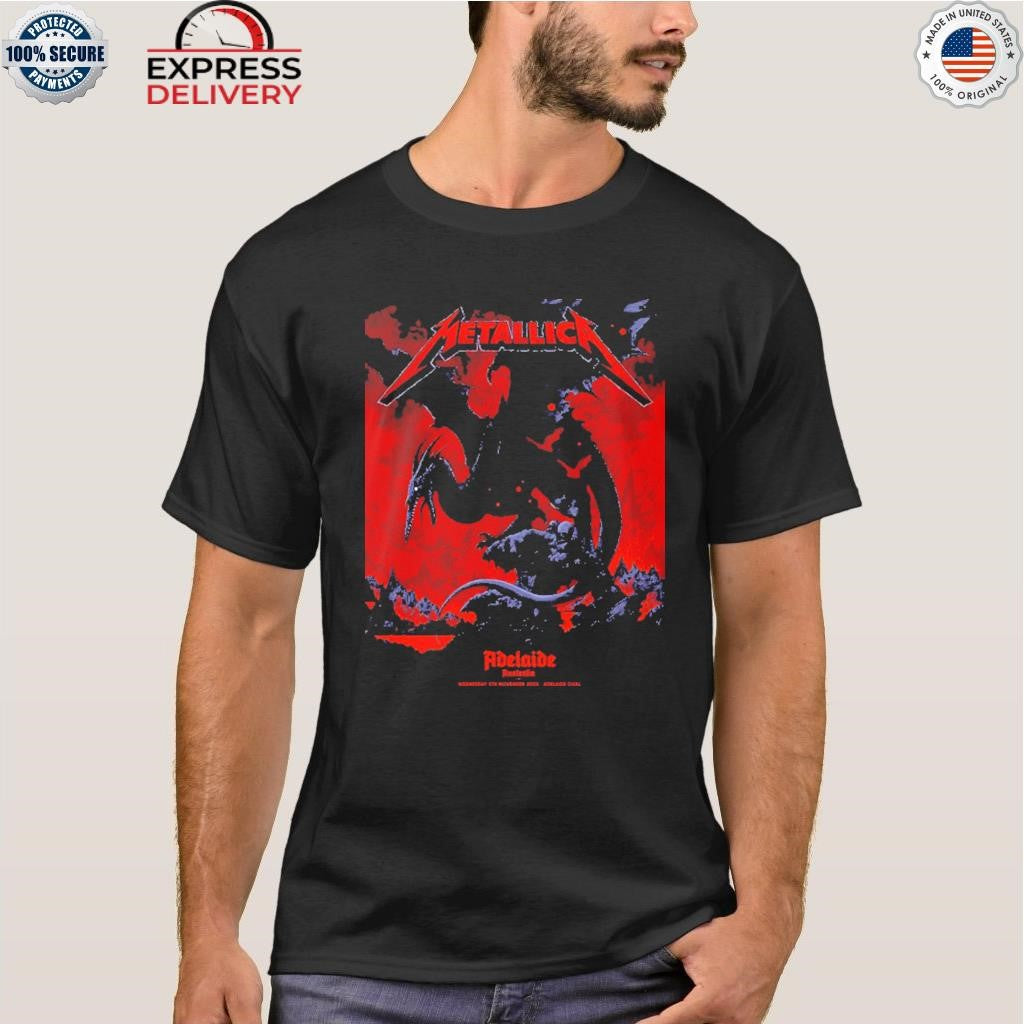 Metallica M72 Adelaide Australia Pop-Up Shop 2025 Shirt