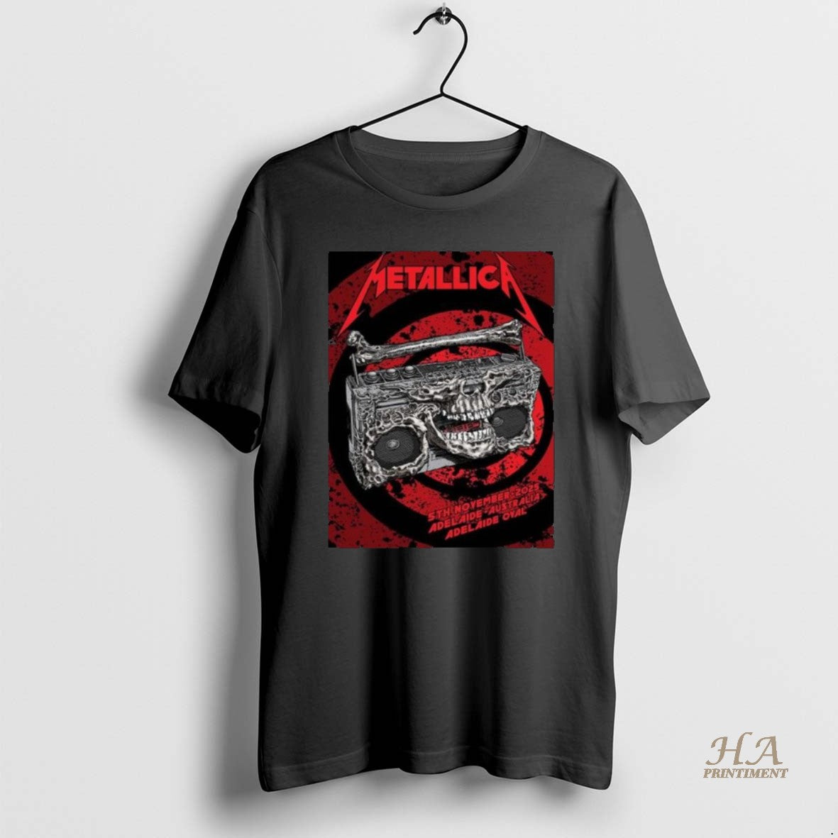 Official Metallica M72 Adelaide Australia Venue At Adelaide Oval On November 5 2025 Skeleton Radio T-Shirts, Hoodie,...