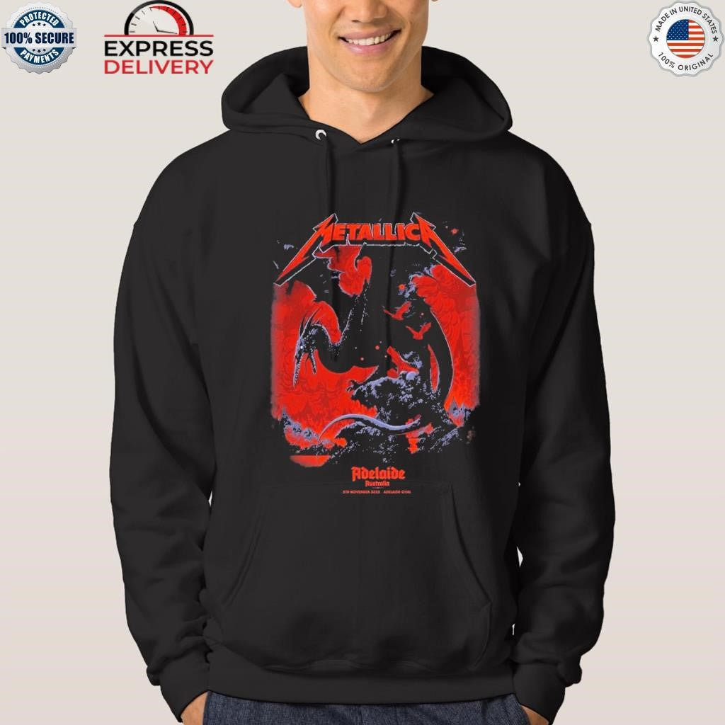 Metallica M72 Adelaide Pop-Up Artwork By Ken Taylor Australia Tour On November 5 2025 At Adelaide Oval Shirt