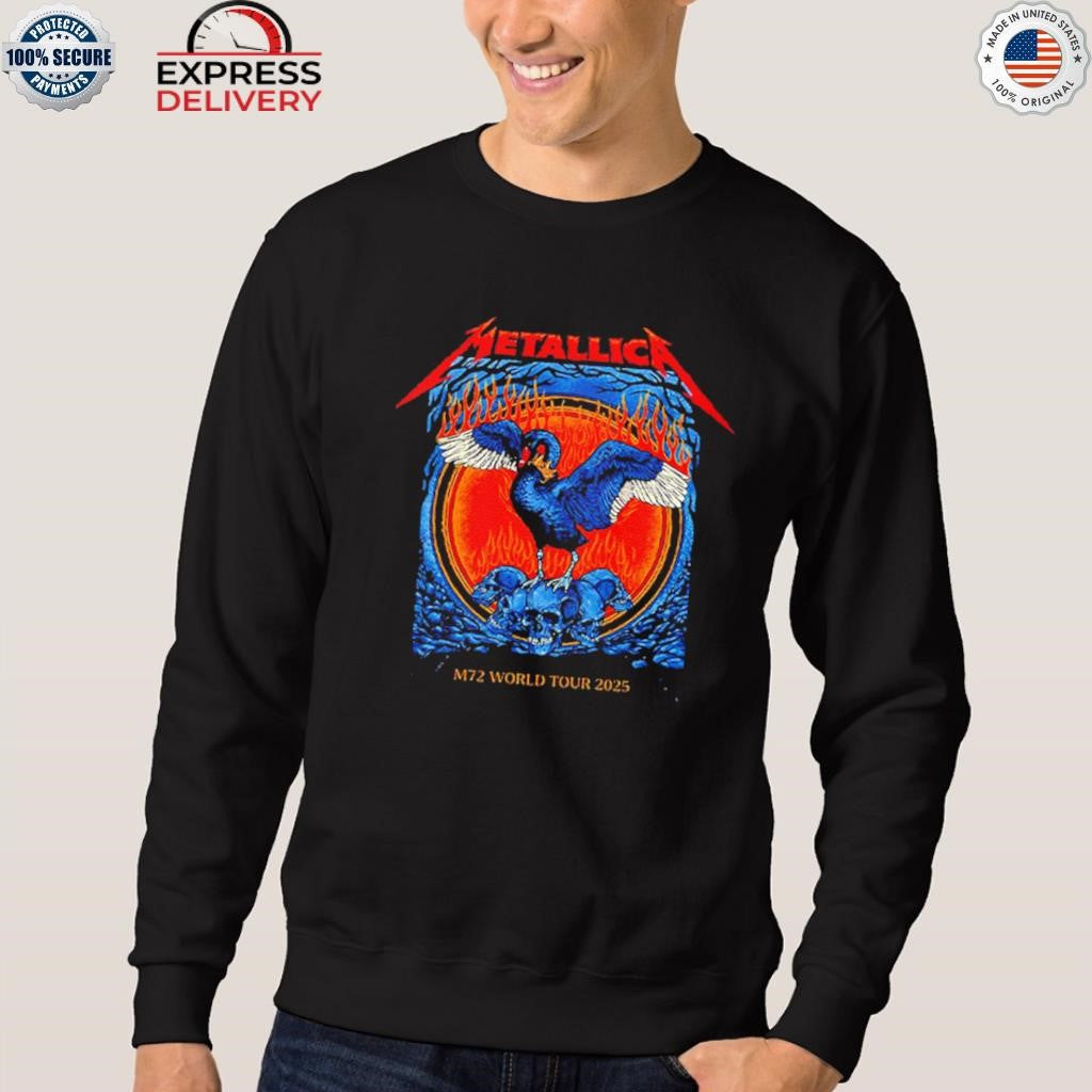 Metallica M72 Perth 2025 Exclusive At Optus Stadium On 1 November 2025 In Australia M72 World Tour 2025 Shirt