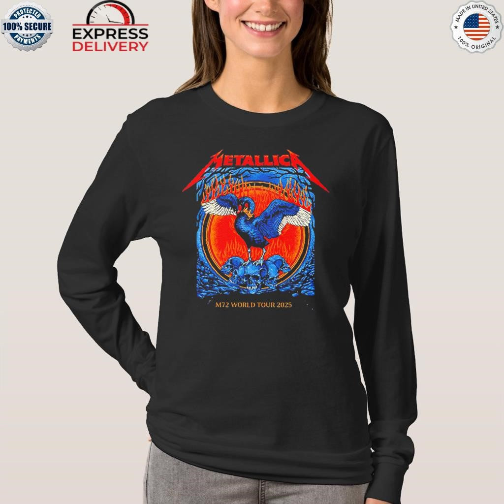 Metallica M72 Perth 2025 Exclusive At Optus Stadium On 1 November 2025 In Australia M72 World Tour 2025 Shirt