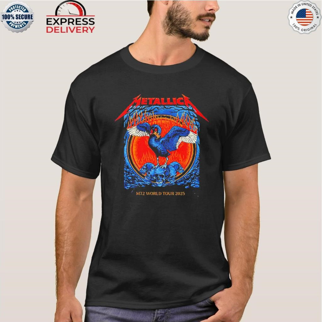 Metallica M72 Perth 2025 Exclusive At Optus Stadium On 1 November 2025 In Australia M72 World Tour 2025 Shirt
