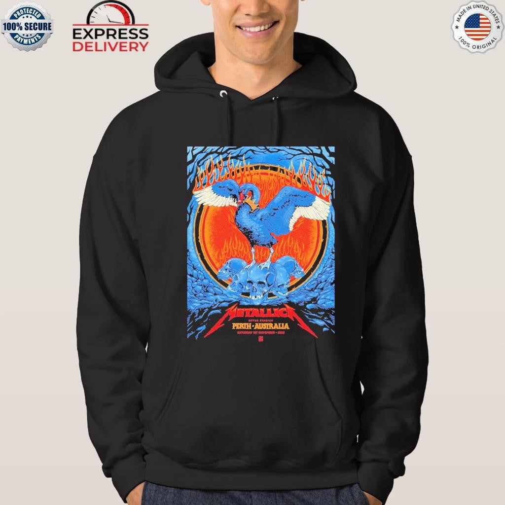Metallica M72 Perth Australia Art By Ben Brown For Optus Stadium On Saturday November 1st 2025 Shirt