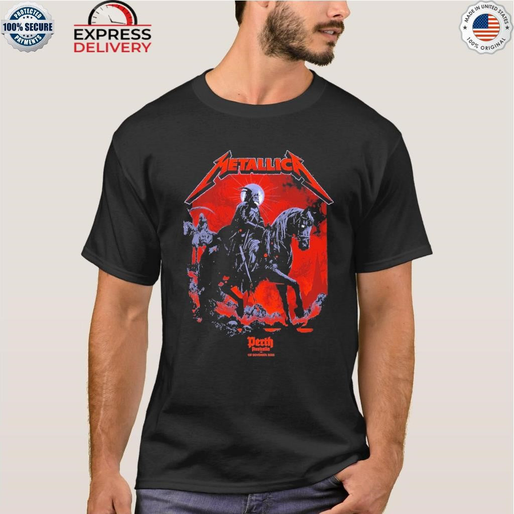 Metallica M72 Perth Australia Pop-Up Shop Shirt