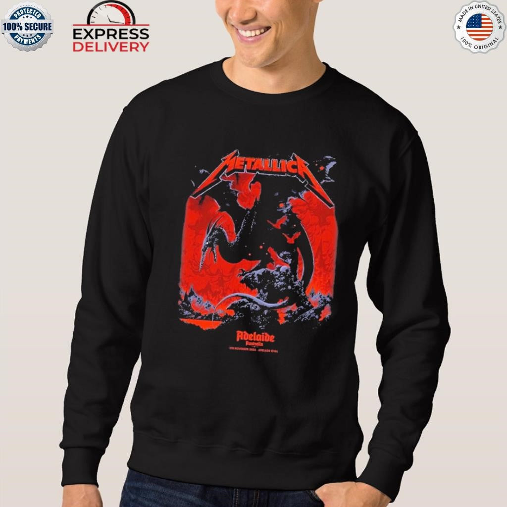 Metallica M72 Pop-Up For Adelaide Australia At Oval On November 5th 2025 By Ken Taylor Shirt