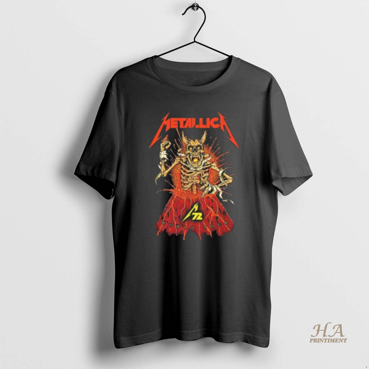 Official Metallica M72 World Tour Australia And New Zealand 2025 Fancards Feat Metallica Skeleton In T-Shirts, Hoodie,...