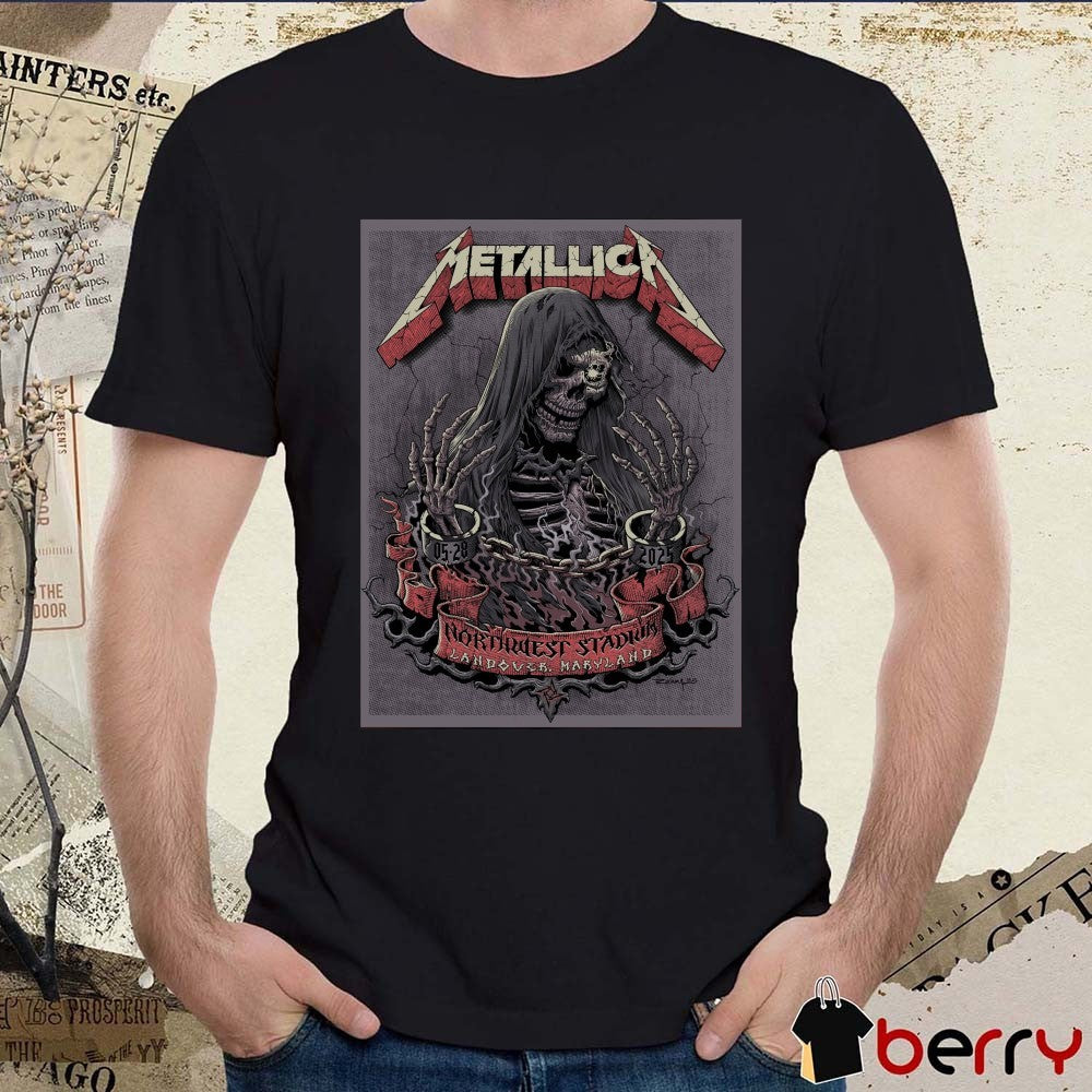 Metallica Northwest Stadium M72 Landover Maryland May 28 2025 Poster t-shirt