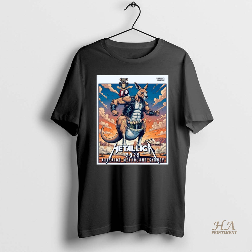 Official Metallica World Tour 2025 Adelaide Melbourne And Sydney Australia T-Shirts, Hoodie, Sweatshirt | InkNestWear.com