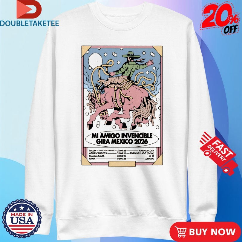 Mi Amigo Invencible Gira Mexico 2026 Shows Shirts