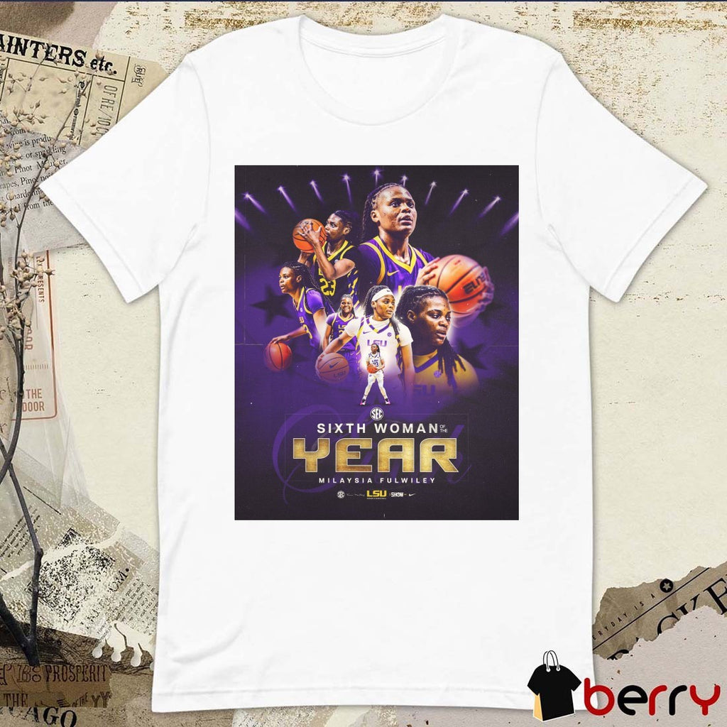 MiLaysia Fulwiley WBB SEC Sixth Woman of the Year Poster t-shirt