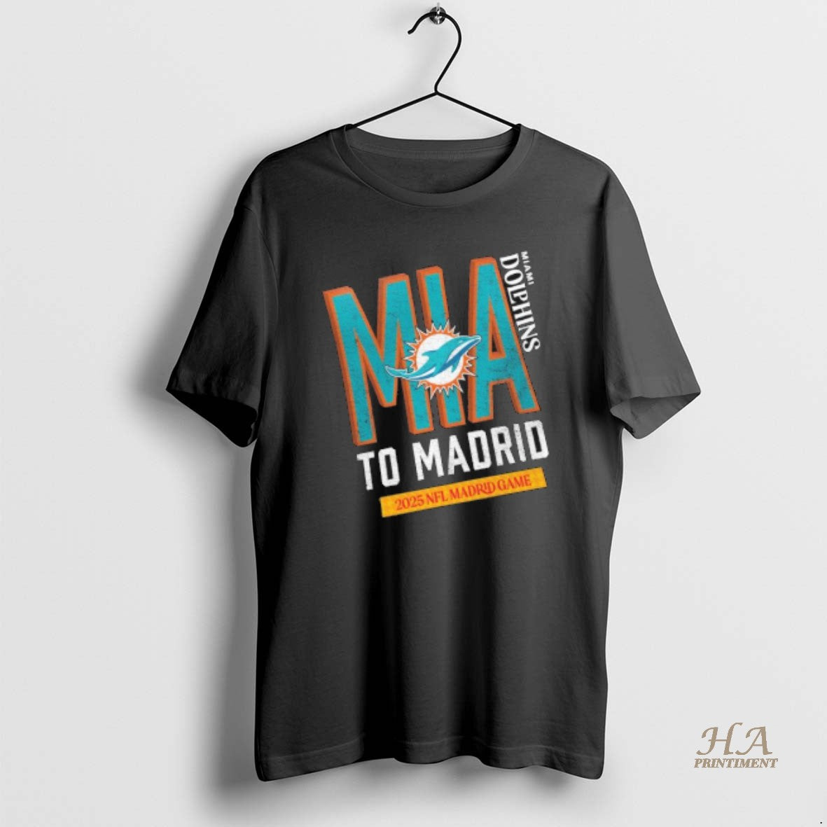 Official Miami Dolphins 2025 To Madrid We Go T-Shirts, Hoodie, Sweatshirt | InkNestWear.com