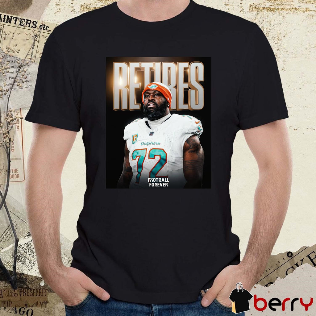 Miami Dolphins All-Pro LT Terron Armstead is retiring from the NFL after 12 seasons Poster t-shirt