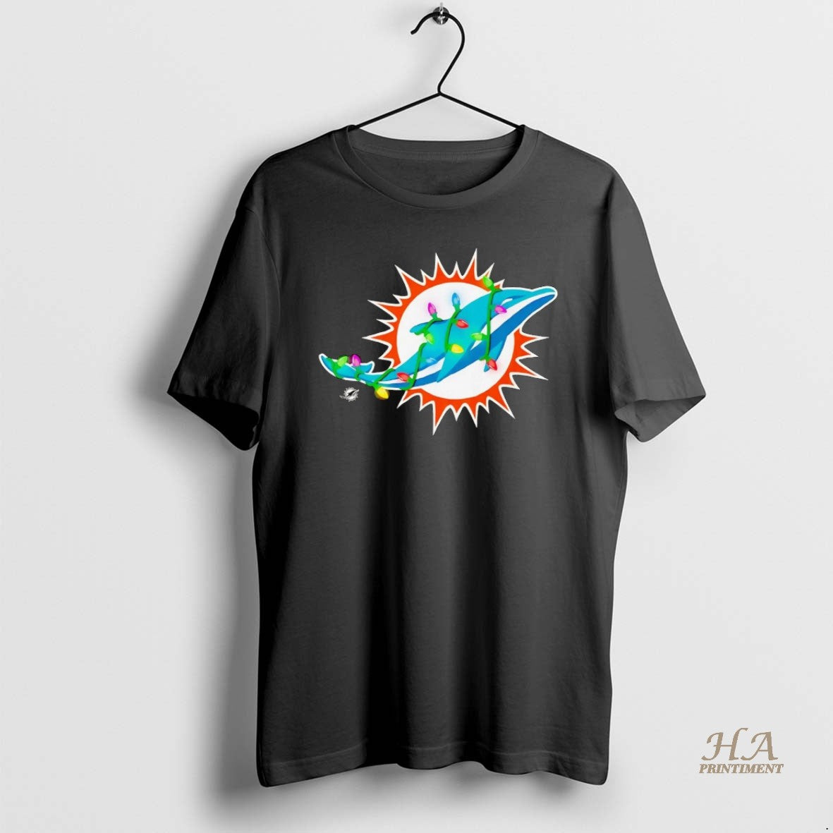 Official Miami Dolphins Logo Christmas Light T-Shirts, Hoodie, Sweatshirt | InkNestWear.com