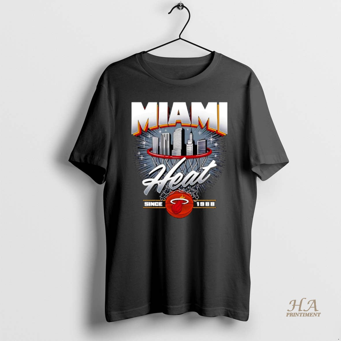 Official Miami Heat Since 1988 Nba Skyline City T-Shirts, Hoodie, Sweatshirt | InkNestWear.com