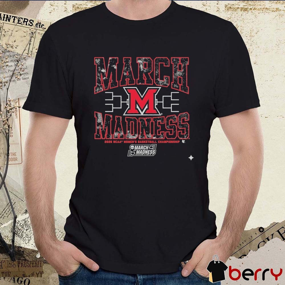 Miami OH RedHawks WBB 2026 NCAA Women’s Basketball Championship March Madness t-shirt