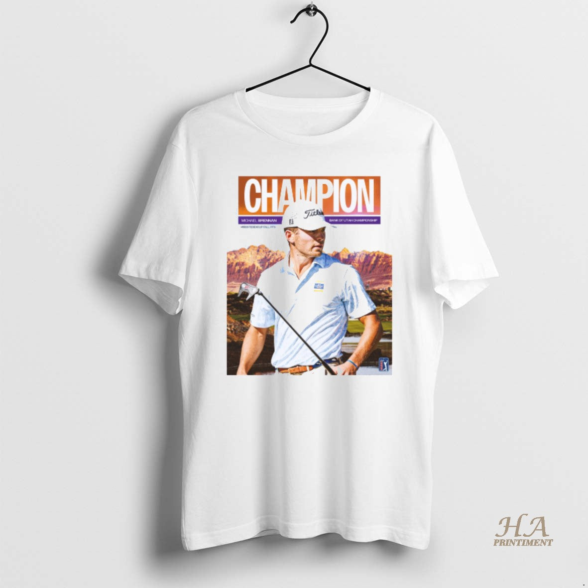Official Michael Brennan Pga Tour Champion Bank Of Utah Championship 2025 T-Shirts, Hoodie, Sweatshirt | InkNestWear.com