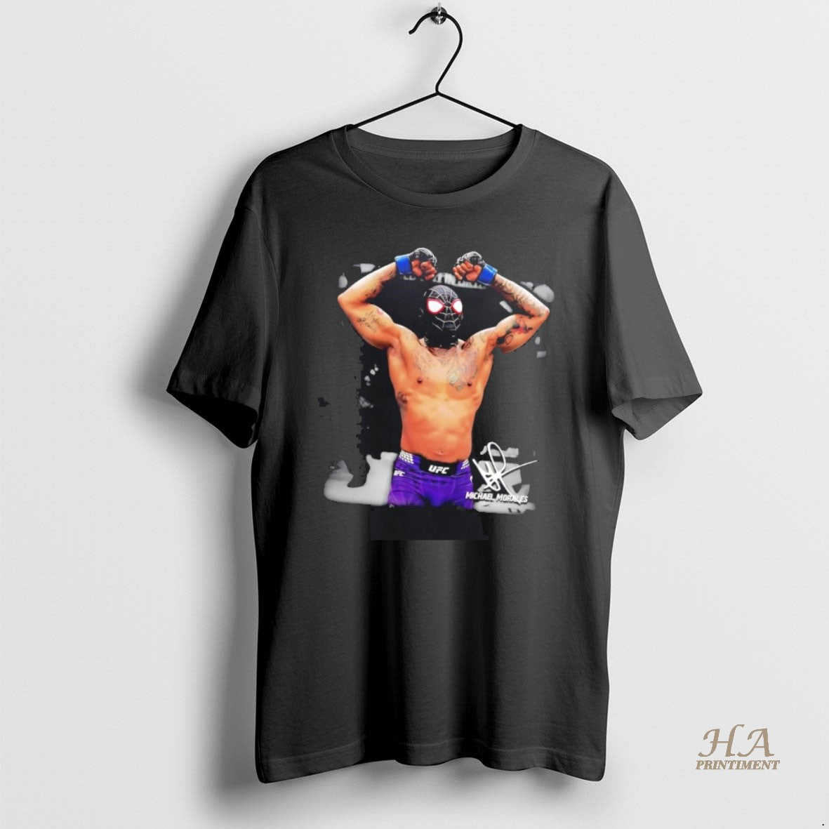Official Michael Morales Wearing Miles Morales Spiderman Mask T-Shirts, Hoodie, Sweatshirt | InkNestWear.com