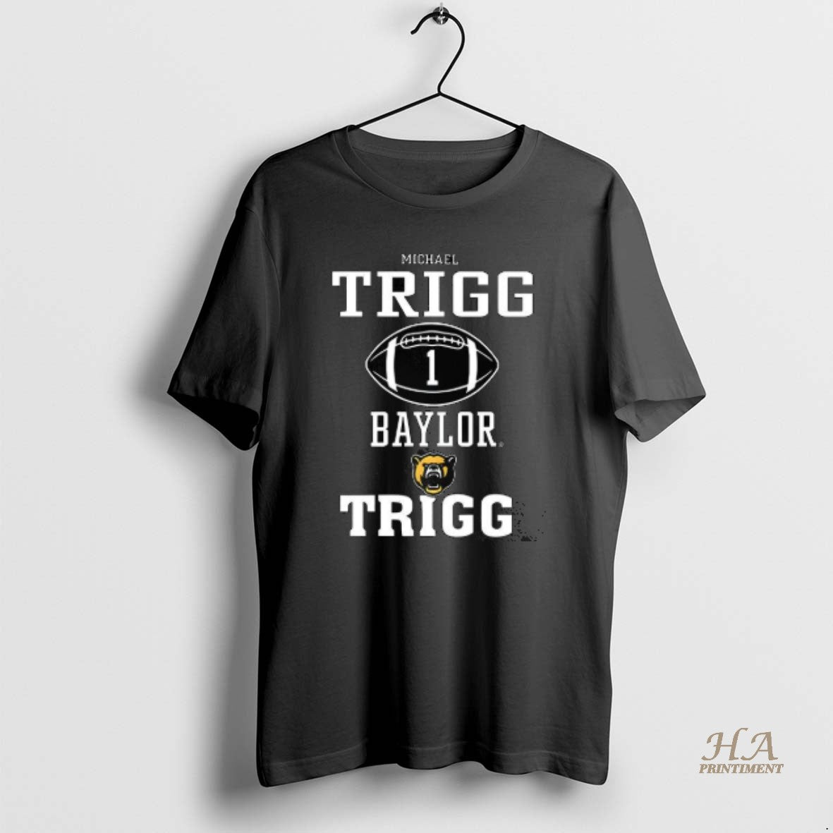 Official Michael Trigg Baylor Bears Football Number 1 Logo T-Shirts, Hoodie, Sweatshirt | InkNestWear.com