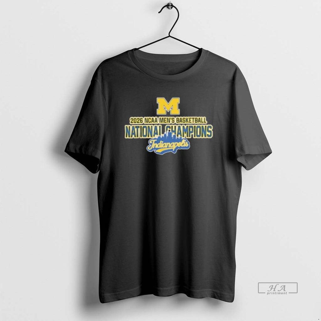 Official Michigan Wolverines Mens Basketball 2026 National Champions Indianapolis
