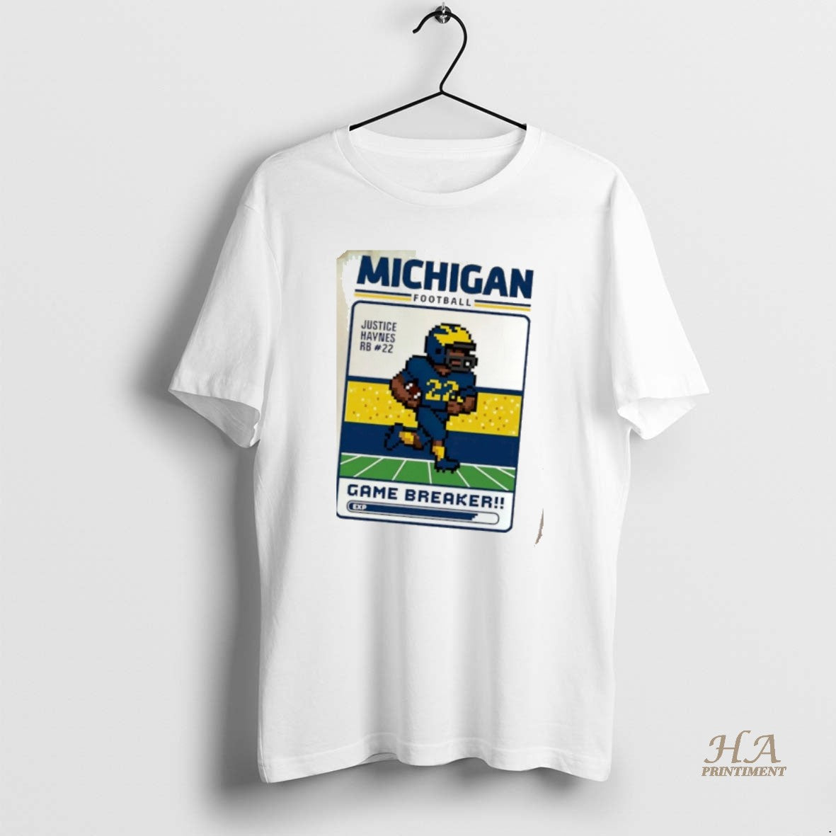 Official Michigan Wolverines Football Justice Haynes Game Breaker T-Shirts, Hoodie, Sweatshirt | InkNestWear.com