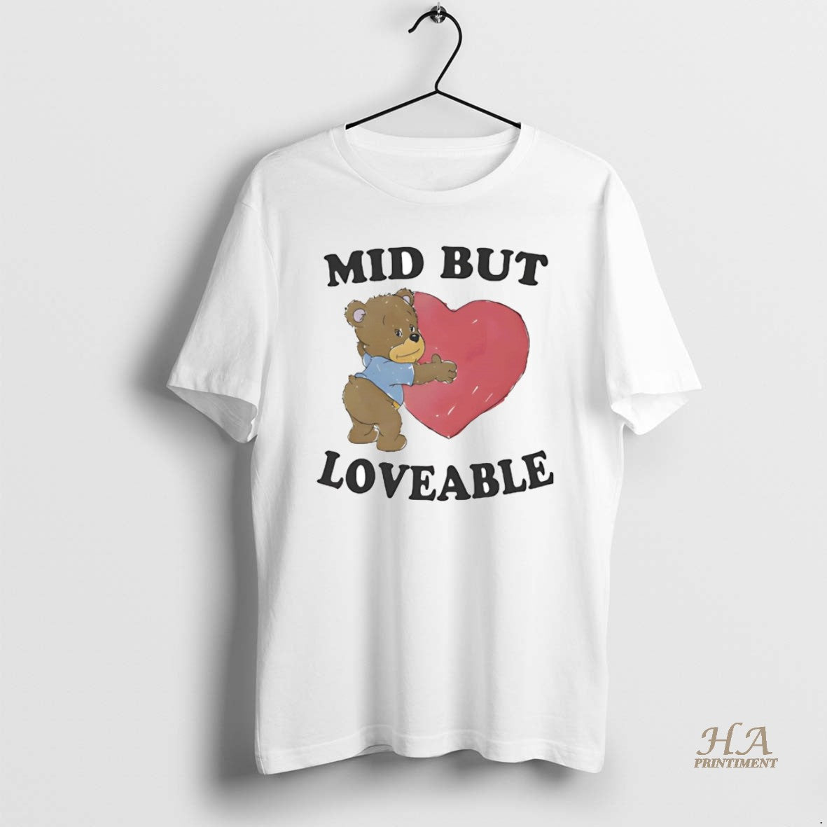 Official Mid But Loveable Cute Bear T-Shirts, Hoodie, Sweatshirt | InkNestWear.com