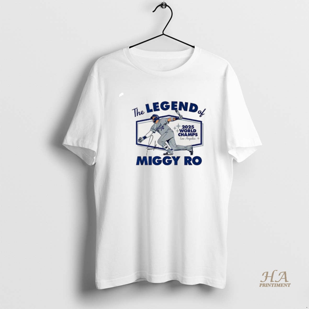 Official Miguel Rojas World Series Champions 2025 The Legend Of Miggy Ro Signature T-Shirts, Hoodie, Sweatshirt