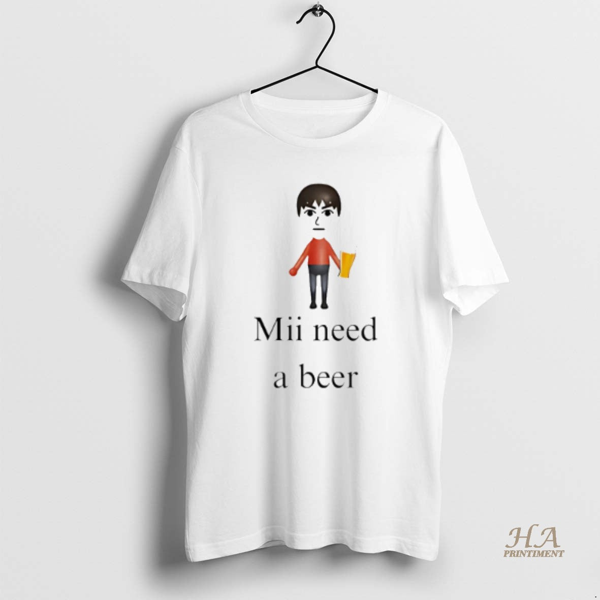 Official Mii Need A Beer Cartoon T-Shirts, Hoodie, Sweatshirt | InkNestWear.com