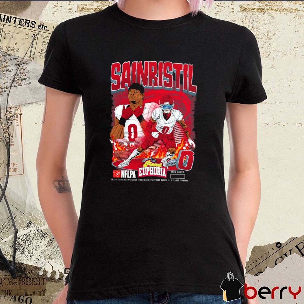 Mike Sainristil Washington Commanders NFL Planet Euphoria Art t-shirt