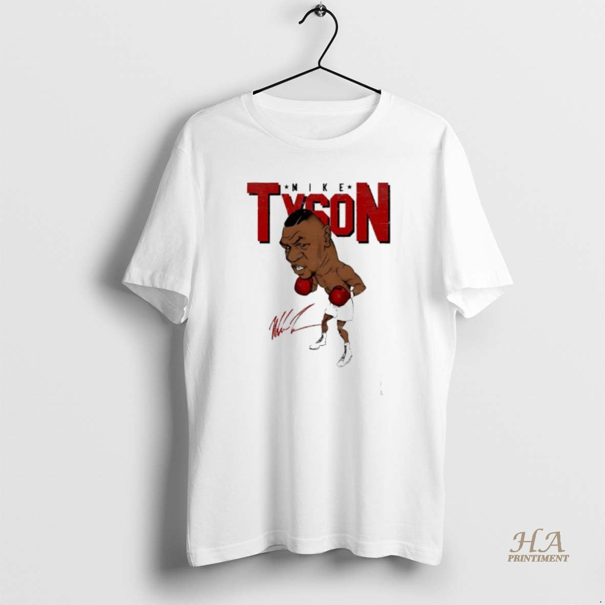 Official Mike Tyson Cartoon Signature T-Shirts, Hoodie, Sweatshirt | InkNestWear.com