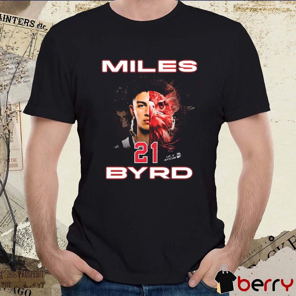 Miles Byrd #21 San Diego State Aztecs Sons Of Montezuma Graphic t-shirt