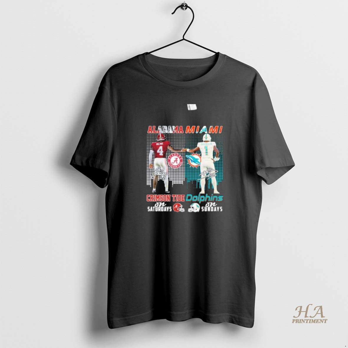 Official Milroe Alabama On Saturdays And Tagovailoa Dolphins On Sundays T-Shirts, Hoodie, Sweatshirt | InkNestWear.com