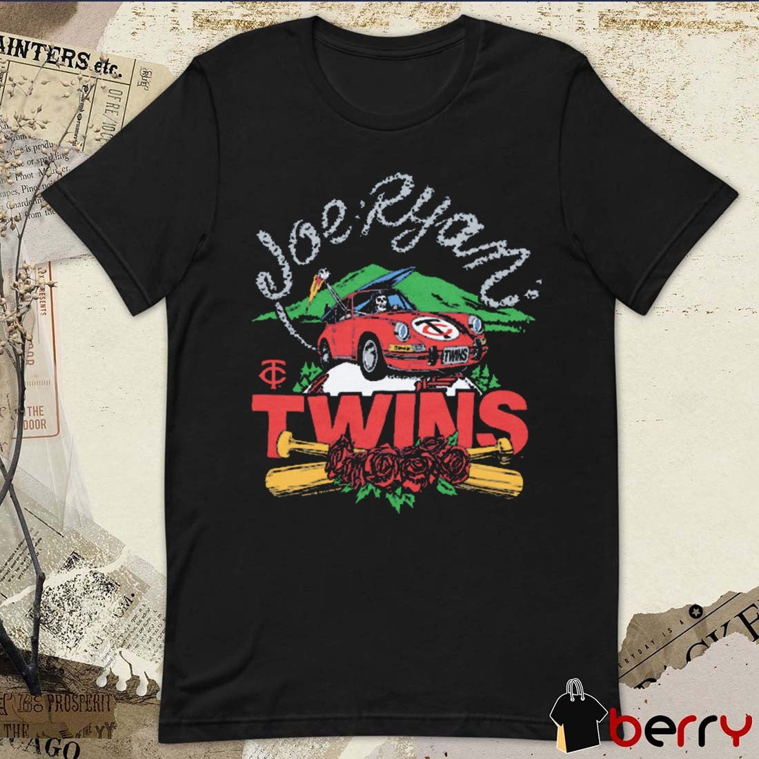 Minnesota Twins Joe Ryan x Grateful Dead Road Trip MLB t-shirt