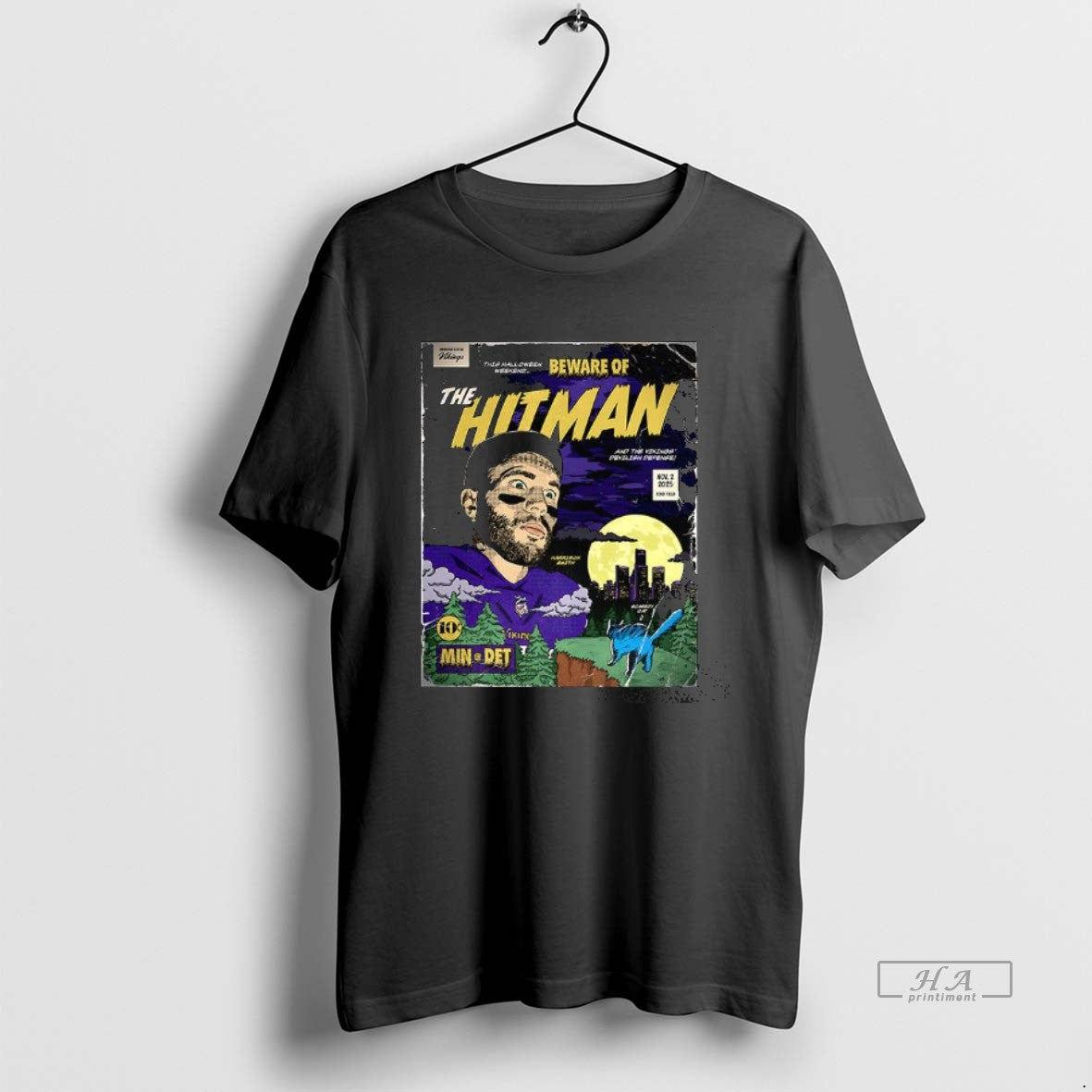 Official Minnesota Vikings Beware Of The Hitman T-Shirts, Hoodie, Sweatshirt | InkNestWear.com