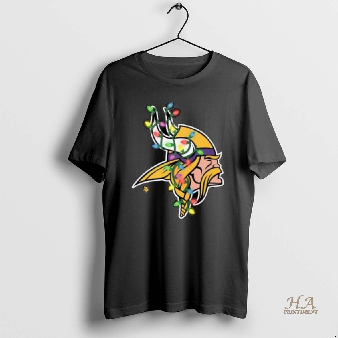 Official Minnesota Vikings Primary Logo Holiday Lights 2025 Circle Black T-Shirts, Hoodie, Sweatshirt | InkNestWear.com