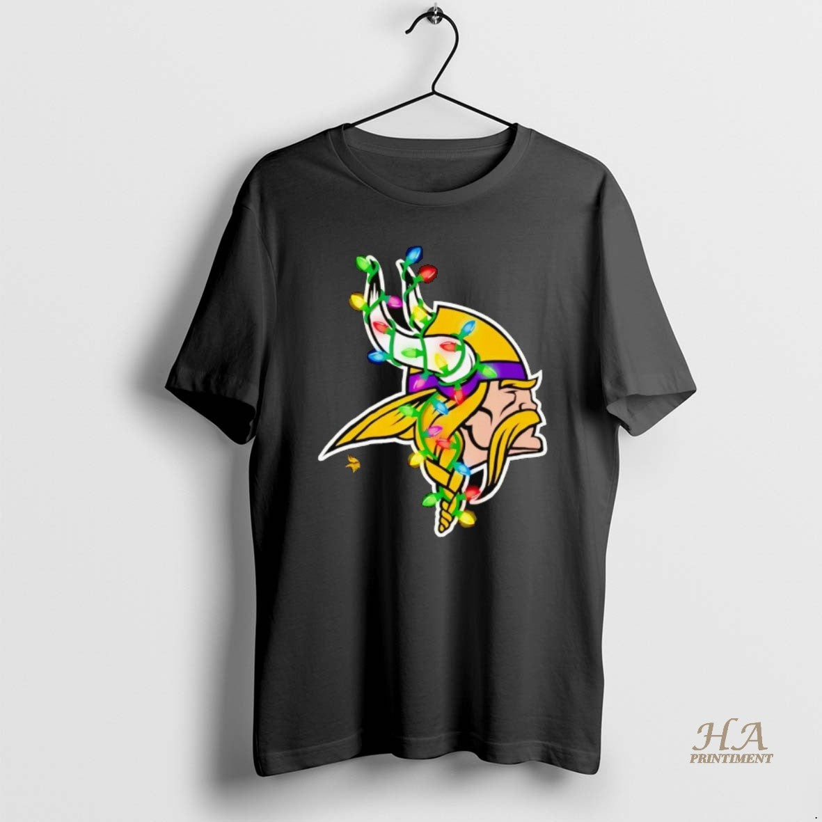 Official Minnesota Vikings Logo Christmas Light T-Shirts, Hoodie, Sweatshirt | InkNestWear.com