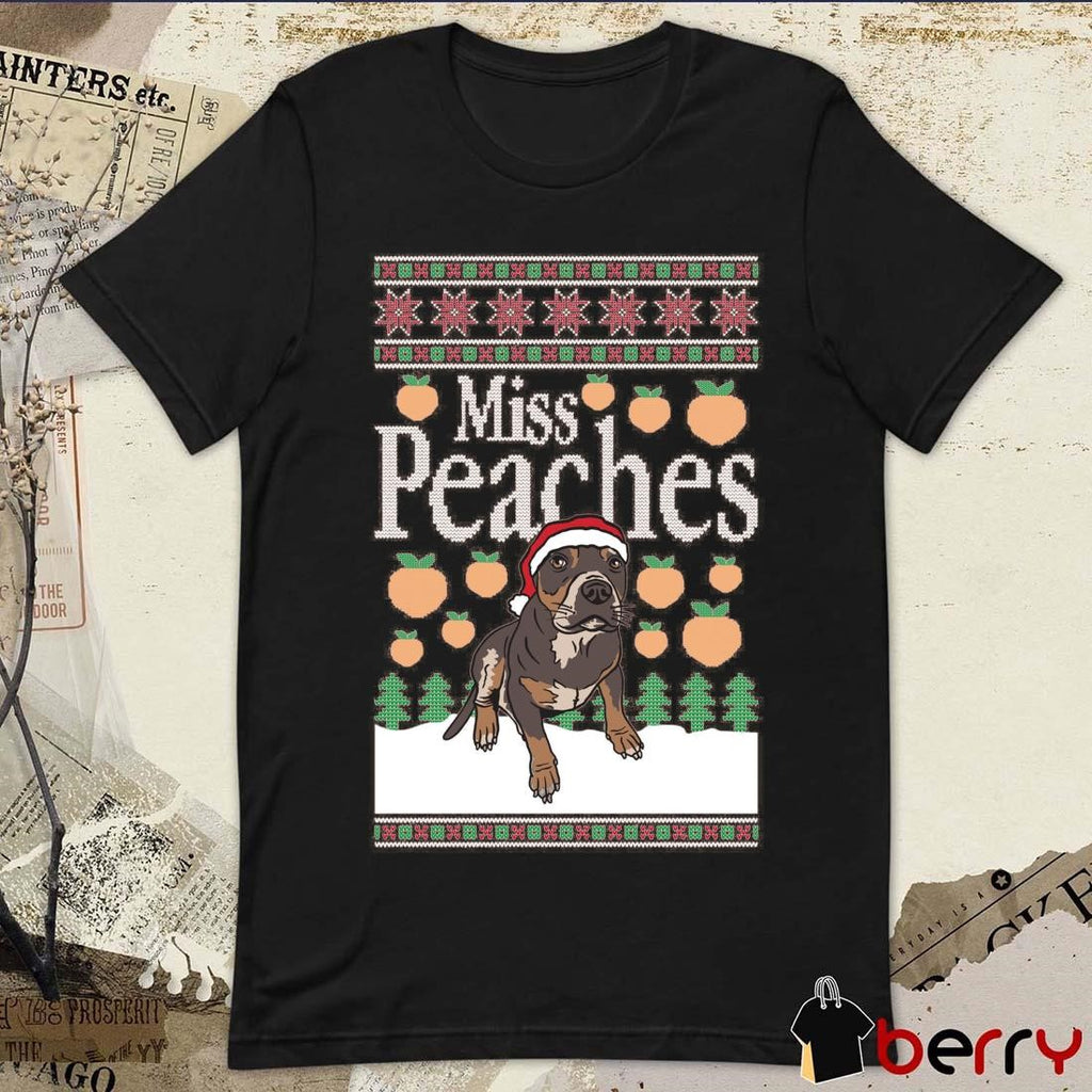 Miss Peaches Premium Ugly Sweater Christmas 2024 t-shirt