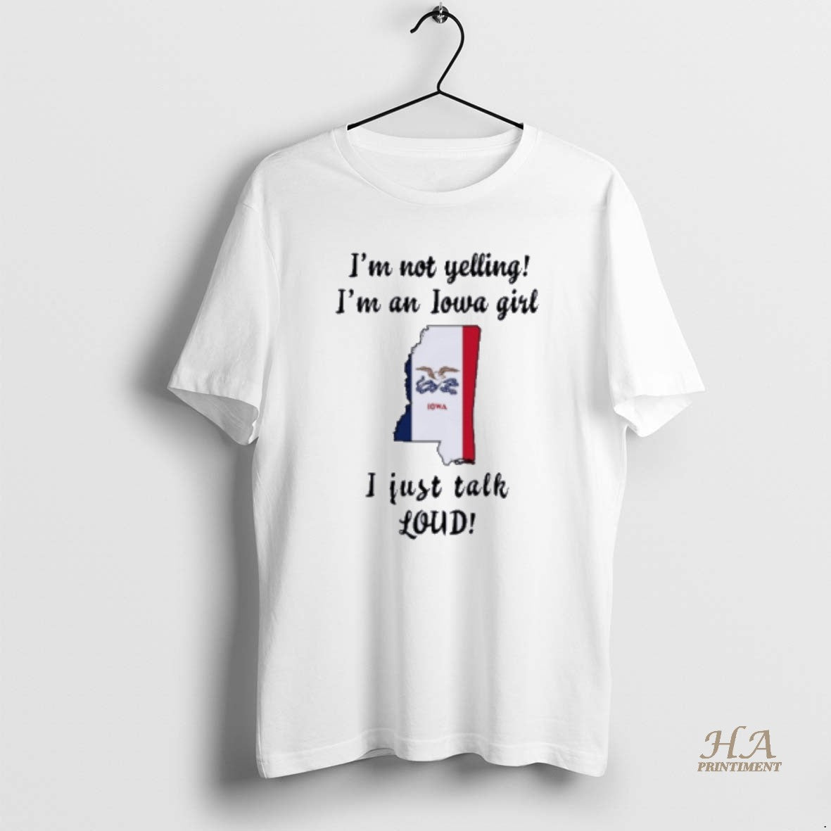 Official Mississippi Map Im Not Yelling Im An Iowa Girl I Just Talk Loud T-Shirts, Hoodie, Sweatshirt | InkNestWear.com