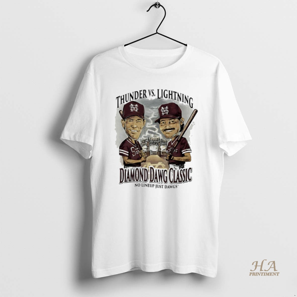 Official Mississippi State Thunder Vs Lightning Diamond Classic No Lineup Just Dawg T-Shirts, Hoodie, Sweatshirt