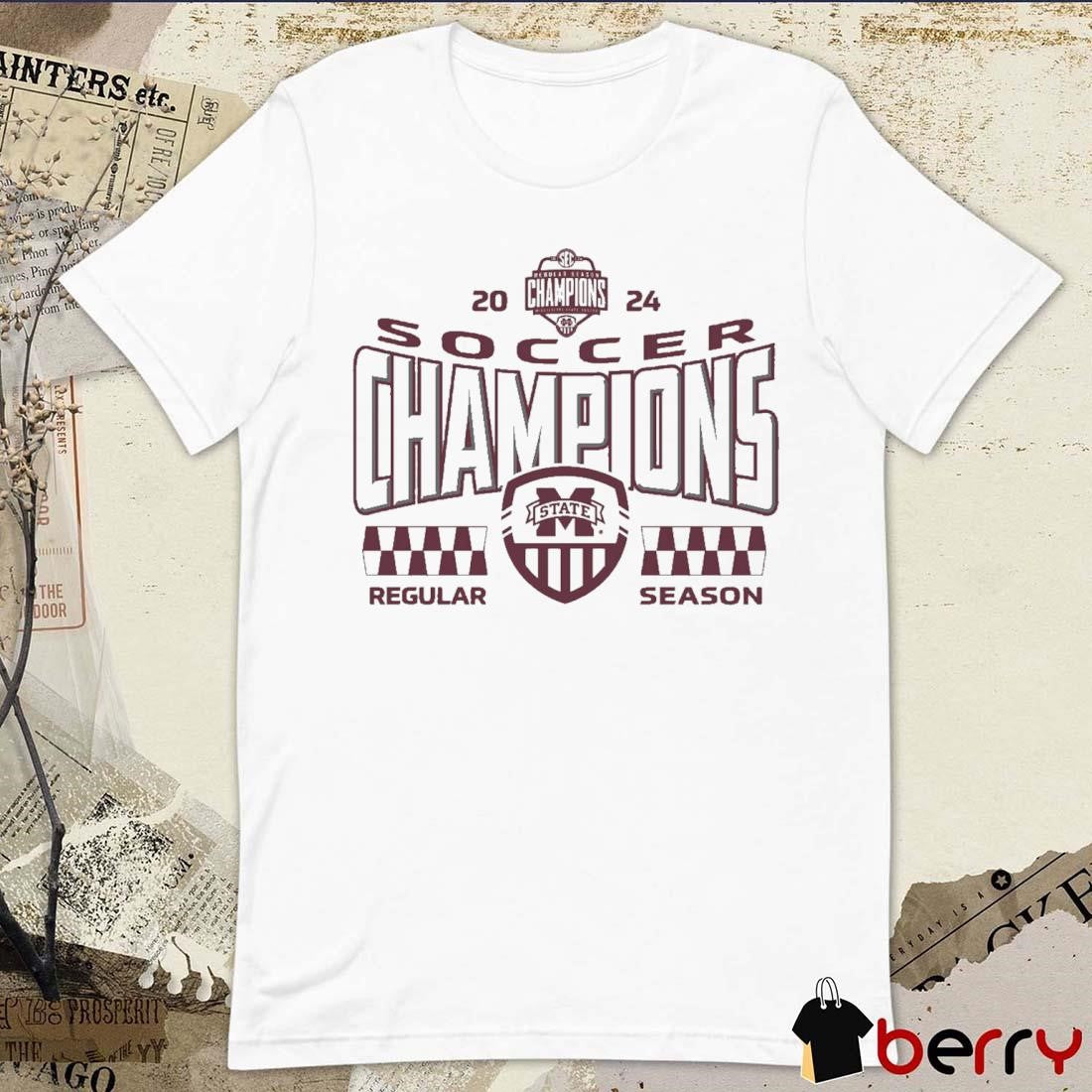 Mississippi State Women’s Soccer 2024 Regular Season Champions Sport t-shirt