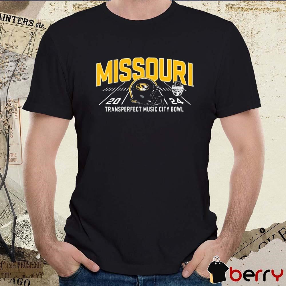 Missouri Tigers 2024 Transperfect Music City Bowl Bound Helmet NCAA t-shirt