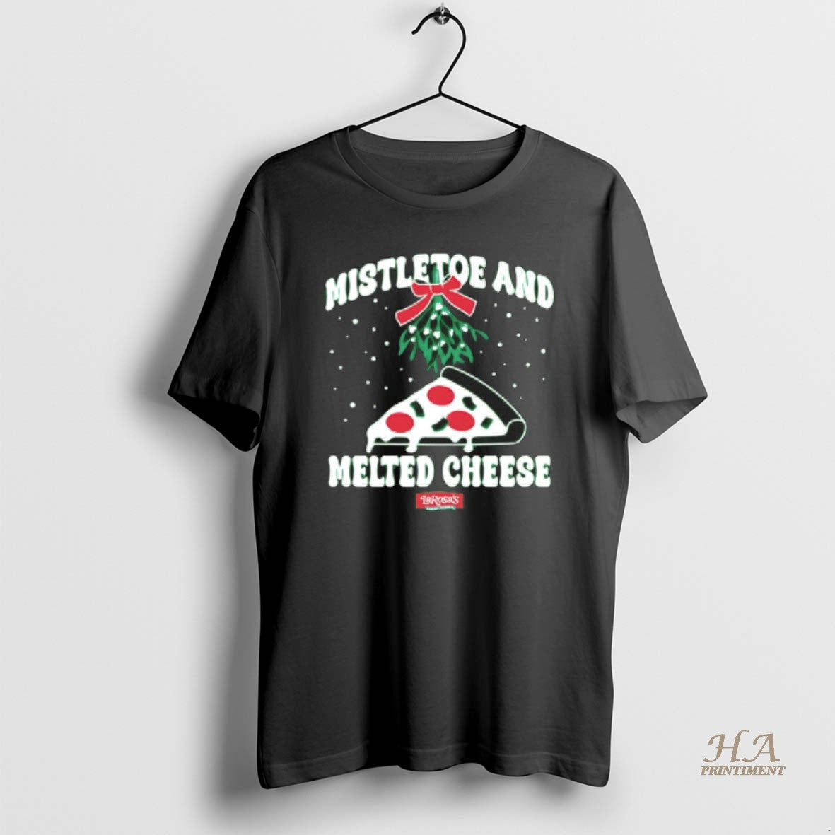 Official Mistletoe And Melted Cheese Larosas Christmas 2025 T-Shirts, Hoodie, Sweatshirt | InkNestWear.com