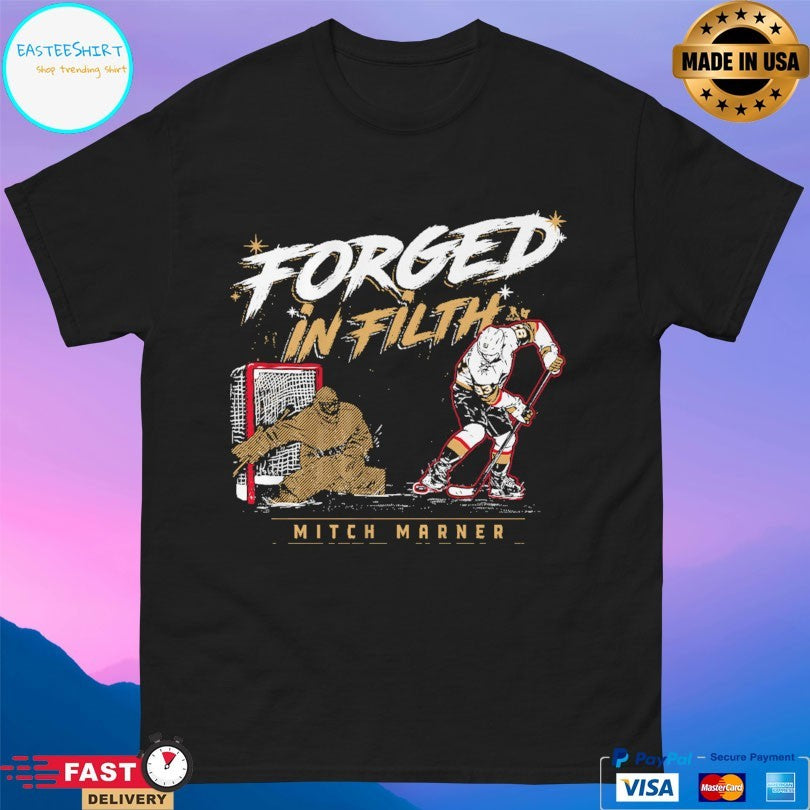 Mitch Marner Vegas Golden Knights Forged In Filth T-shirt