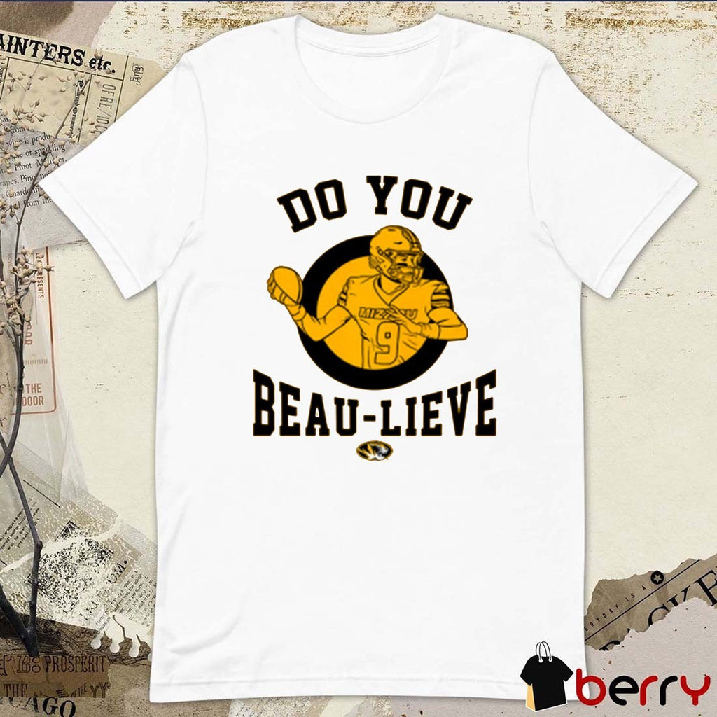 Mizzou Tigers Football NIL Beau Pribula Do You Beau-Lieve t-shirt
