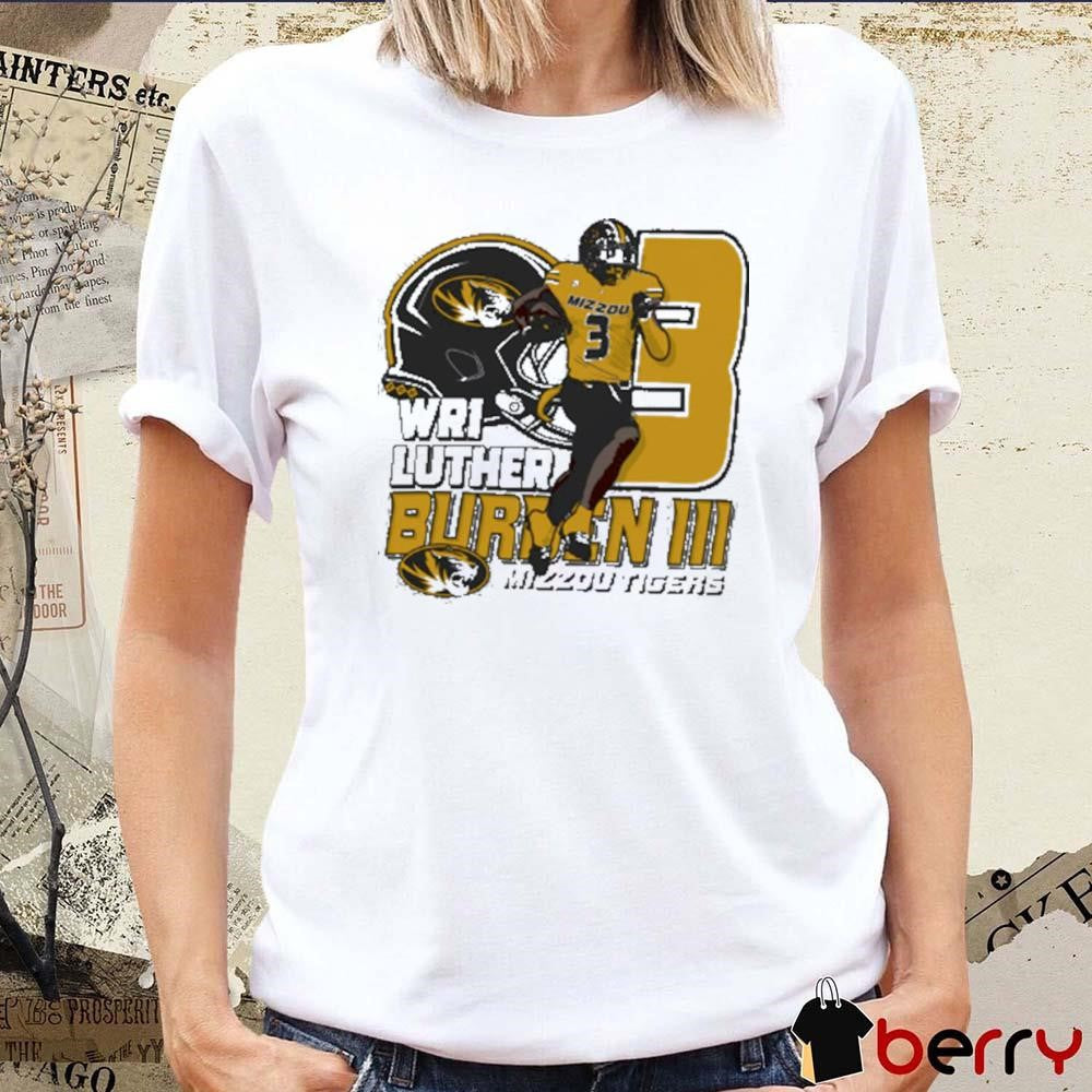 Mizzou Tigers NIL 2024 Football Luther Burden III WR1 NCAA t-shirt