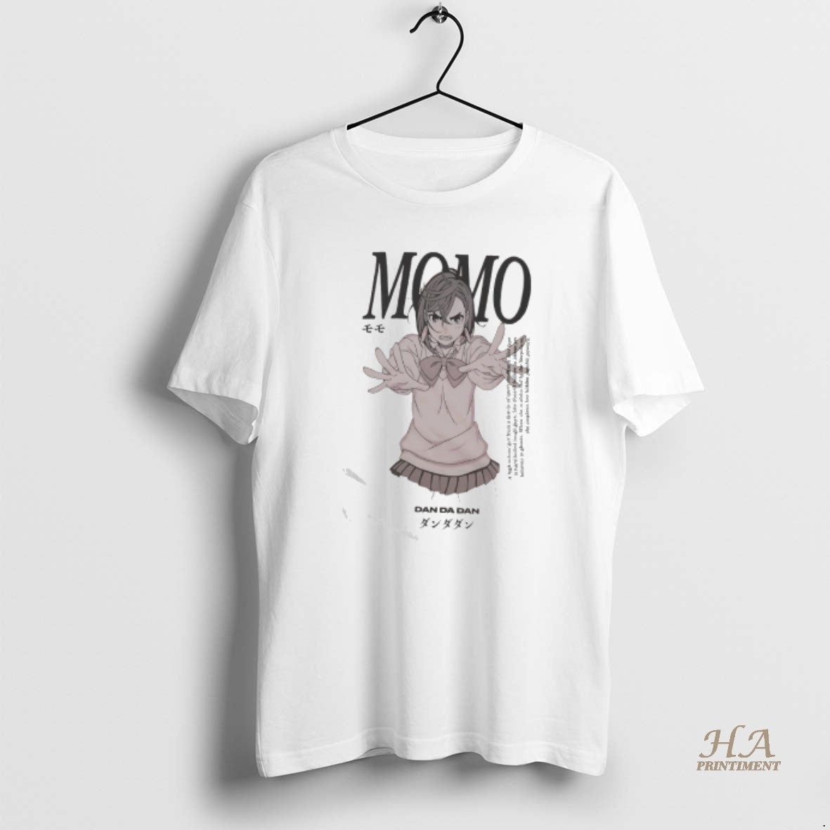 Official Momo Ayase Dan Da Dan Tonal Portrait Anime T-Shirts, Hoodie, Sweatshirt | InkNestWear.com