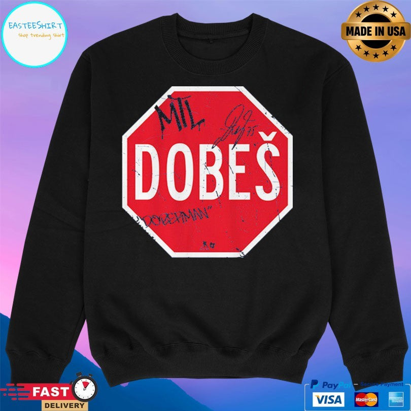 Montreal Canadiens Jakub Dobeš Stop Sign T-shirt