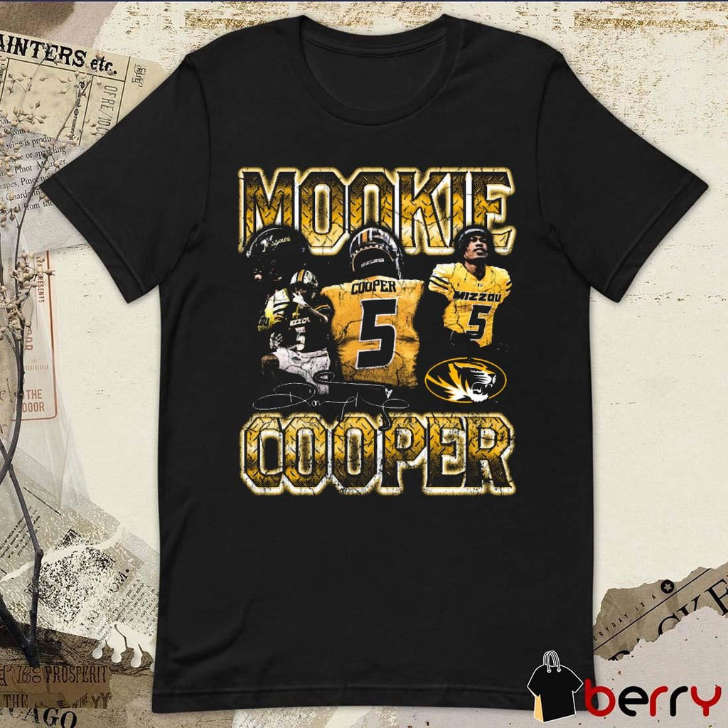 Mookie Cooper Missouri Tigers football Profile Signature 90s Graphic t-shirt