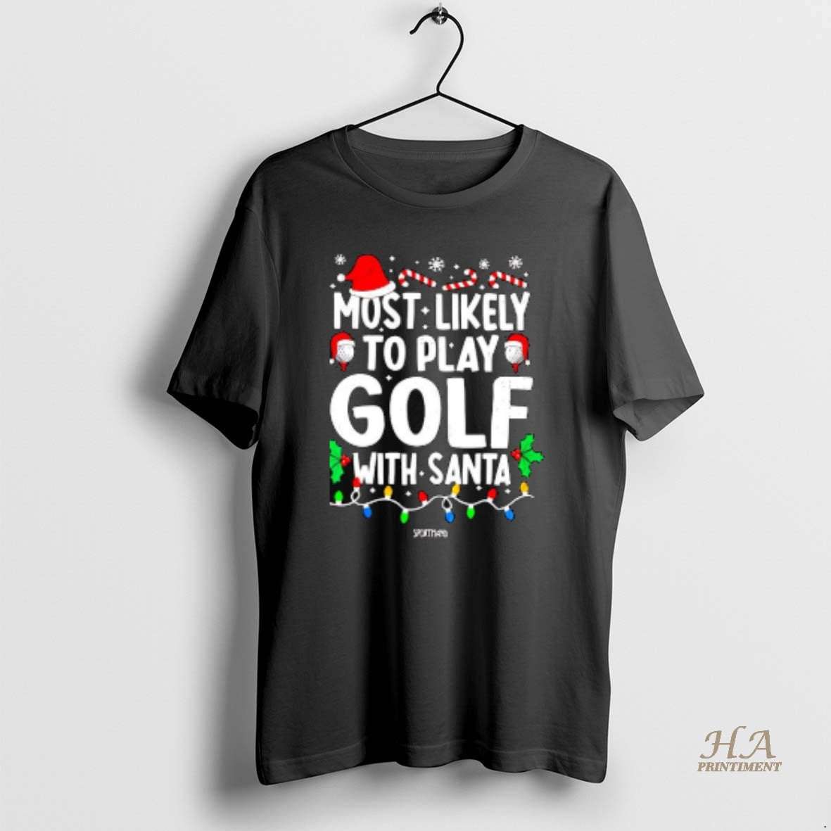 Official Most Likely To Play Golf With Santa Christmas T-Shirts, Hoodie, Sweatshirt | InkNestWear.com